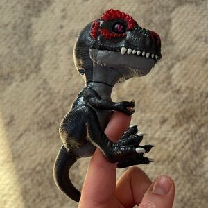 Black and Red Dinosaur Fingerling